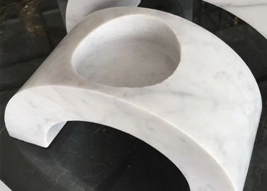 China La piedra natural de mármol inofensiva hace la forma a mano multi para el cenicero de la bandeja proveedor