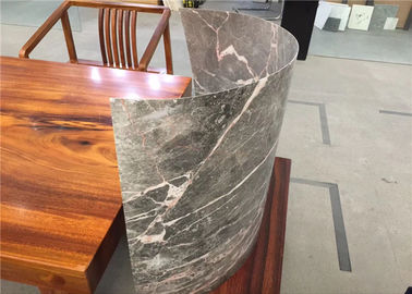 China Tipo delgado gris oscuro de piedra ultra fino flexible ligero con Bendability proveedor