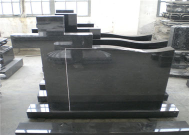 China Granito cristiano cruzado negro del multicolor de la piedra sepulcral y del monumento proveedor