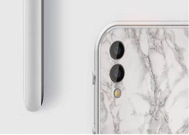 China La piedra natural superficial pulida hace la caja de mármol Shell del teléfono móvil a mano con el modelo proveedor