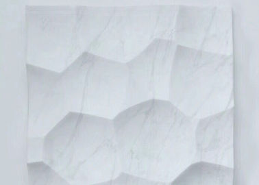 China Losa de mármol blanca de las venas del repique de piedra natural hermoso de la teja para la decoración de la pared del fondo proveedor