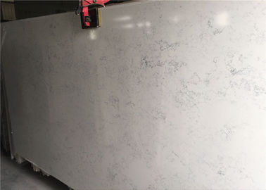 China Tratamiento superficial pulido cuarzo blanco artificial de Carrara de la losa del cuarzo proveedor