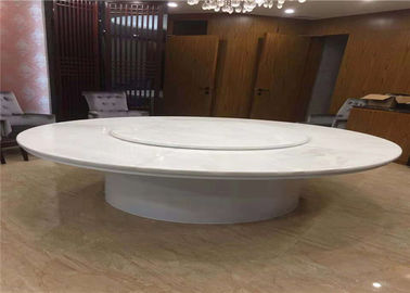 China Sobremesa de mármol redonda del ónix natural del blanco translúcido para la sala de estar proveedor