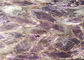 Losa púrpura natural de la piedra de la amatista del Lit trasero para el panel de pared del hotel proveedor