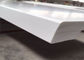 Cuarzo blanco puro Worktop, encimera prefabricada de la isla de cocina con diseño especial proveedor
