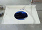 Tops prefabricados de la vanidad del cuarto de baño de la piedra del cuarzo de Calacatta para la construcción proveedor