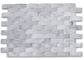 3D combó el tamaño modificado para requisitos particulares de piedra de la teja de mosaico para la decoración de la pared de la cocina proveedor